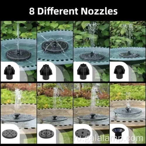 Экологичный насос для садового фонтана на солнечной энергии